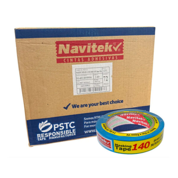 MASKING TAPE AZUL 24 MM X 50 M 14 DÍAS
