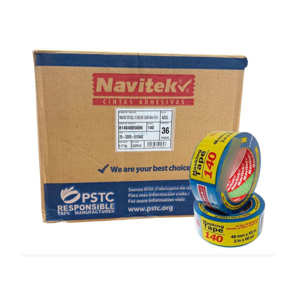 MASKING TAPE AZUL 48 MM X 50 M 14 DÍAS